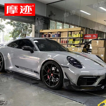 Suitable for Porsche 911 Decals, Carrera 997 Body Side Skirt Stickers, 992 Hood Modification