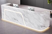 Marble Foreground Marble Tattoo RECEPTION DESK COMPANY BAR FASHION LIGHT LUXURY CLUB COMMERCIAL HOTEL ARC