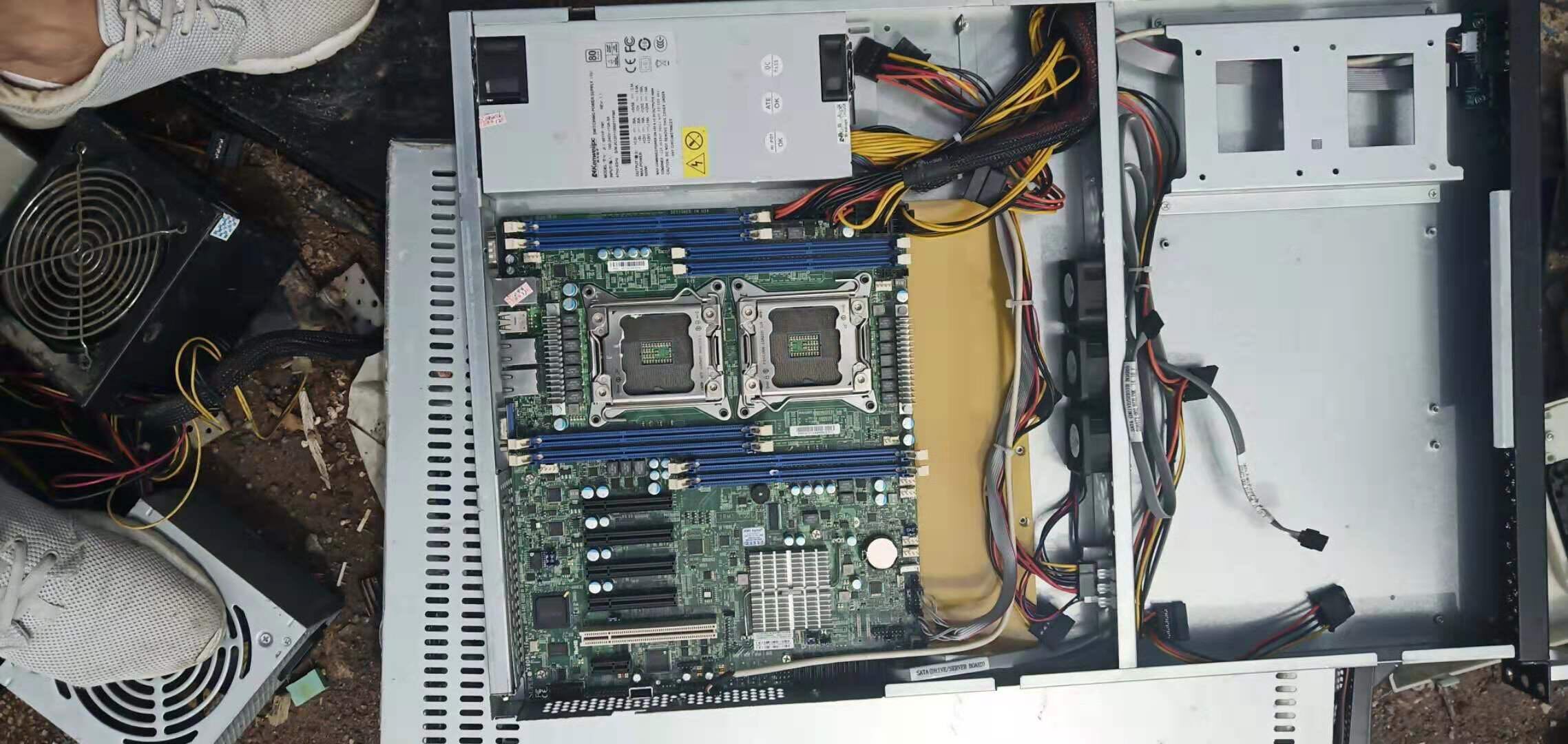 Ultra-micro X9DRL-IF dual-way server motherboard E5-2600 E5-2680V2 games multi-open X79 motherboard