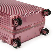 Suitcase Pc Abrasion Resistant Mesh Red Student Pull Bar Case New Bright Face Universal Wheels Large-capacity Suitcase SUITCASE PASSWORD BOX