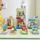 Crayon Shin-chan Happy Base Amusement Park Kindergarten Toy Store Assembly Fun High Building Block Ornament Birthday Gift