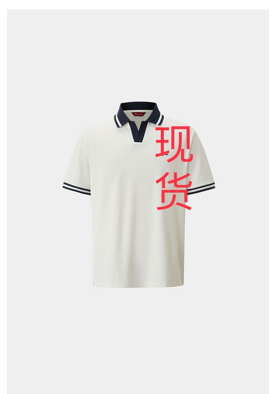 [Waffle Texture Fabric] Bija's 2026 Spring and Summer New Men's Casual Outdoor Seagull Collar T-Shirt