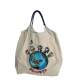 One-shoulder crossbody women's bag shopping bag donut embroidered nylon new tote bag lightweight large capacity daily