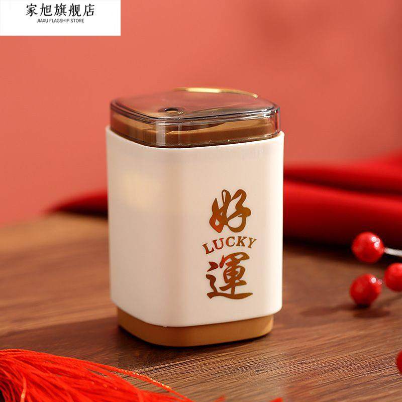 Toothpick Holder, Light Luxury, High-End, Good-Looking, Automatic Pop-Up, Household Use, 2026 New Model, Press-Type, Creative Ornament, Dental Floss Holder