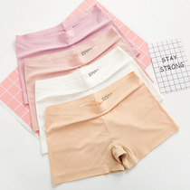 New Products Ice Silk Vent Comfort Safety Pants Pure Cotton Crotch One Piece Without Marks Naked Lady Flat Corner Striking Underpants