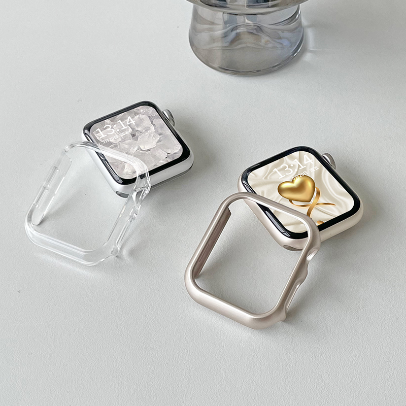 Suitable for Apple S10 Watch S9S8 New Model S7S6S5 Protective Case Iwatchse Half-Pack 11 Watch Case Applewatchs8 Protective Cover 41/42/44/45/46mm Transparent Case Strap Suitable for Apple S10 Watch S9S8 New Model S7S6S5 Protective Case Iwatchse Half-Pack 11 Watch Case Applewatchs8 Protective Cover 41/42/44/45/46mm Transparent Case Strap