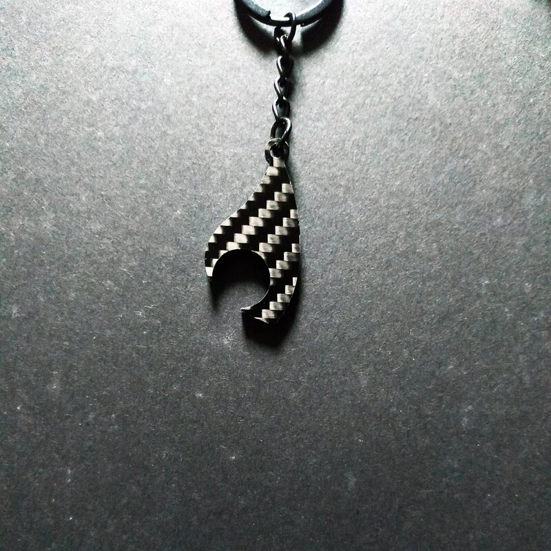 Carbon King Carbon Fiber Bicycle Pendant Carbon Fiber Bicycle Keychain Suitable for Canyon S-Works