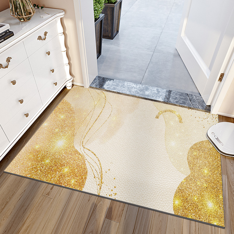 Nordic disposable Morandi entry door floor mat household entry door rubbing soil foot mat door anti-dirty non-slip pvc carpet