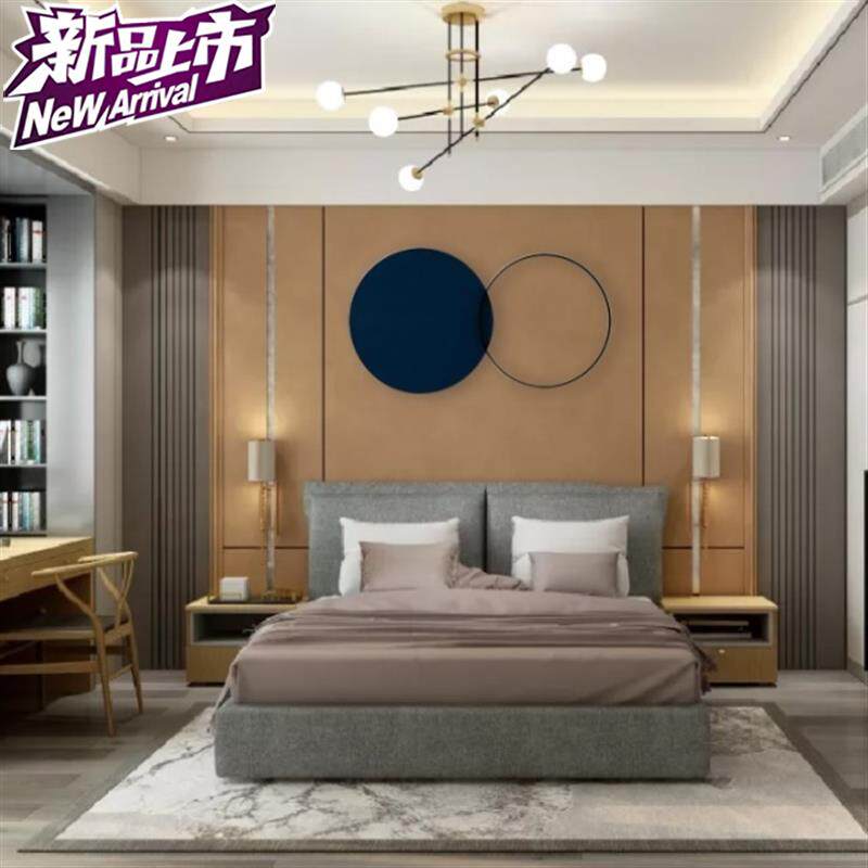 Ornament decoration hanging 1 piece of wrought iron living room light luxury dining room wall wall wall bedroom wind wall wall decoration creative appearance