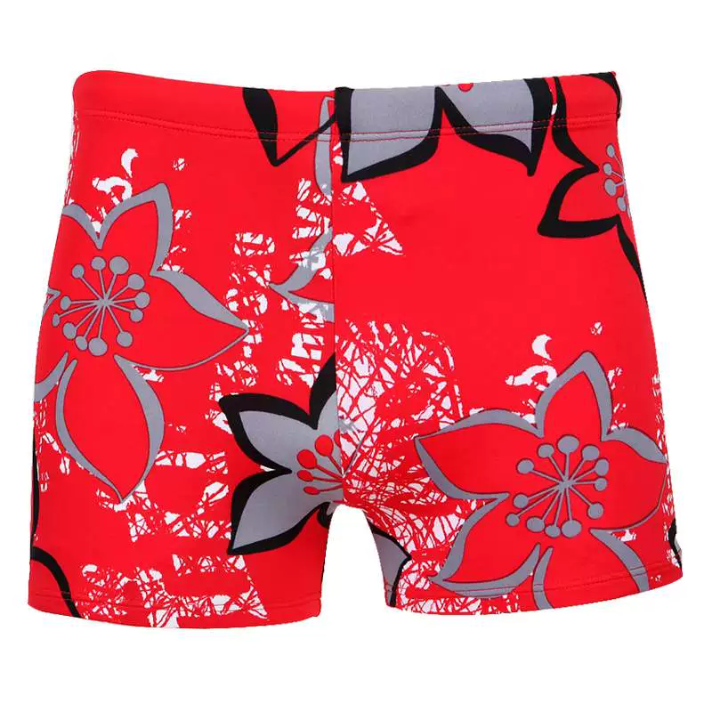 Quần đi biển size lớn quần bơi tăng mỡ thừa quần bơi nam size lớn boxer suối nước nóng rộng rãi thoải mái chàng béo - Quần bãi biển