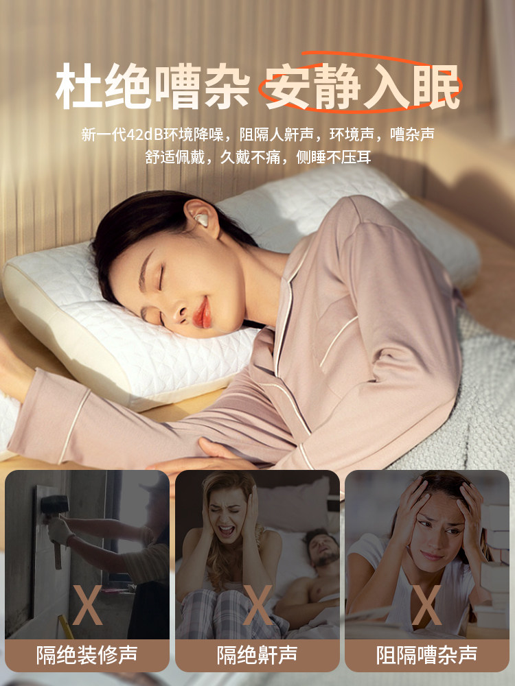 Sleep Bluetooth Headphones Help with Sleep, Reduce Noise, and Can Be Used for Side Sleeping Without Pressing on the Ears, Soundproof, Wireless, 2025 New Model, Specially Designed for Sleep