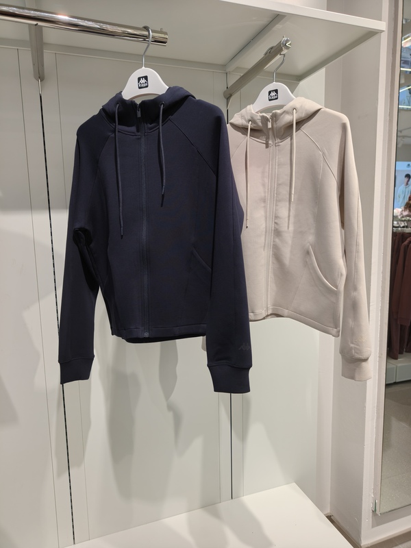 Kappa Back-To-Back Kappa2026 Women's Autumn and Winter Sports Casual Hooded Cardigan Sweatshirt K0G82Mk60 Kappa Back-To-Back Kappa2026 Women's Autumn and Winter Sports Casual Hooded Cardigan Sweatshirt K0G82Mk60