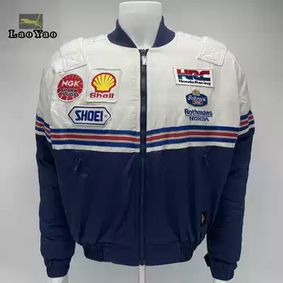 The old man Hasegawa Lefu Gate NSR locomotive riding cotton-padded clothes Erchong warrior solitary jacket feelings for men