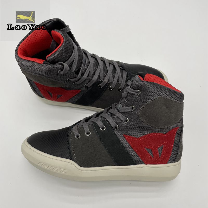 The youngest motorcycle locomotive riding shoes stitching mesh comfortable shoes China breathable models suitable for Dennis men