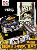 Sea Thief Wang Pens Bag pencil case Wanted lead pencil case Canvas Early School Students Large Capacity Nautical Wang Limited Edition Elementary School Boys Road Flight multifunction Students with cartonnet red stationery