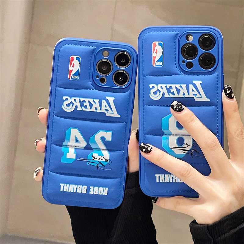 ins Klein blue down clothing apple 11 mobile phone protection shell 2022 new iphone13 resistant x xr female 8plus cortex 7plus soft silicone cover 12p