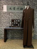 Qixin monk clothing high-end monk clothing caramel color dark brown coat long gown spring autumn and winter 30838-101