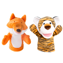 Fox Fake Tiger Willy Hand Puppet Tiger Hands Puppet Fox Hands Occasionally Two Suit Mouth Able To Animate The Animal Glove Doll