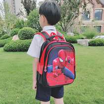 Spider-Man Schoolboy Schoolboy Boy Kids Double Shoulder Bag Boy Backpack Three Second Grade School Bag Kindergarten