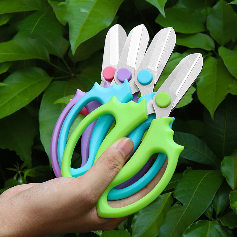 Multi-purpose flower scissors flower shop flower arrangement scissors flower art training flower branch pruning household flower packaging materials