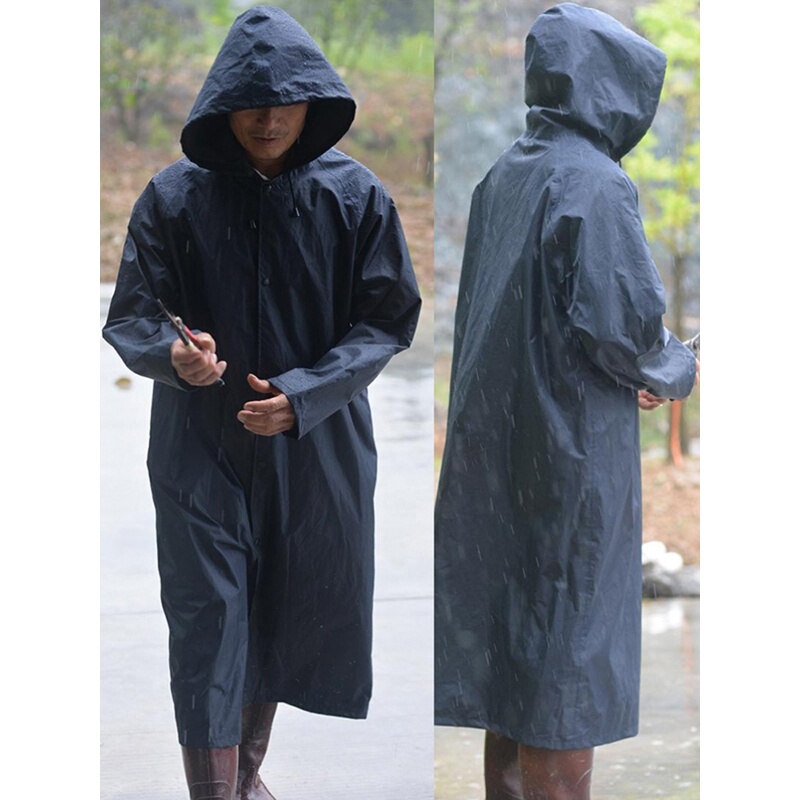 Standard Raincoat, Outdoor Long Full-Body Oversized Rain Poncho, Heavy Rain Protection, Adult Men's and Women's One-Piece Raincoat, Integrated Jacket Standard Raincoat, Outdoor Long Full-Body Oversized Rain Poncho, Heavy Rain Protection, Adult Men's and Women's One-Piece Raincoat, Integrated Jacket