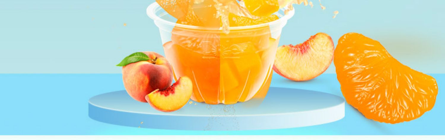 Dole/都乐桔子果汁杯即食黄桃橘子罐头6杯