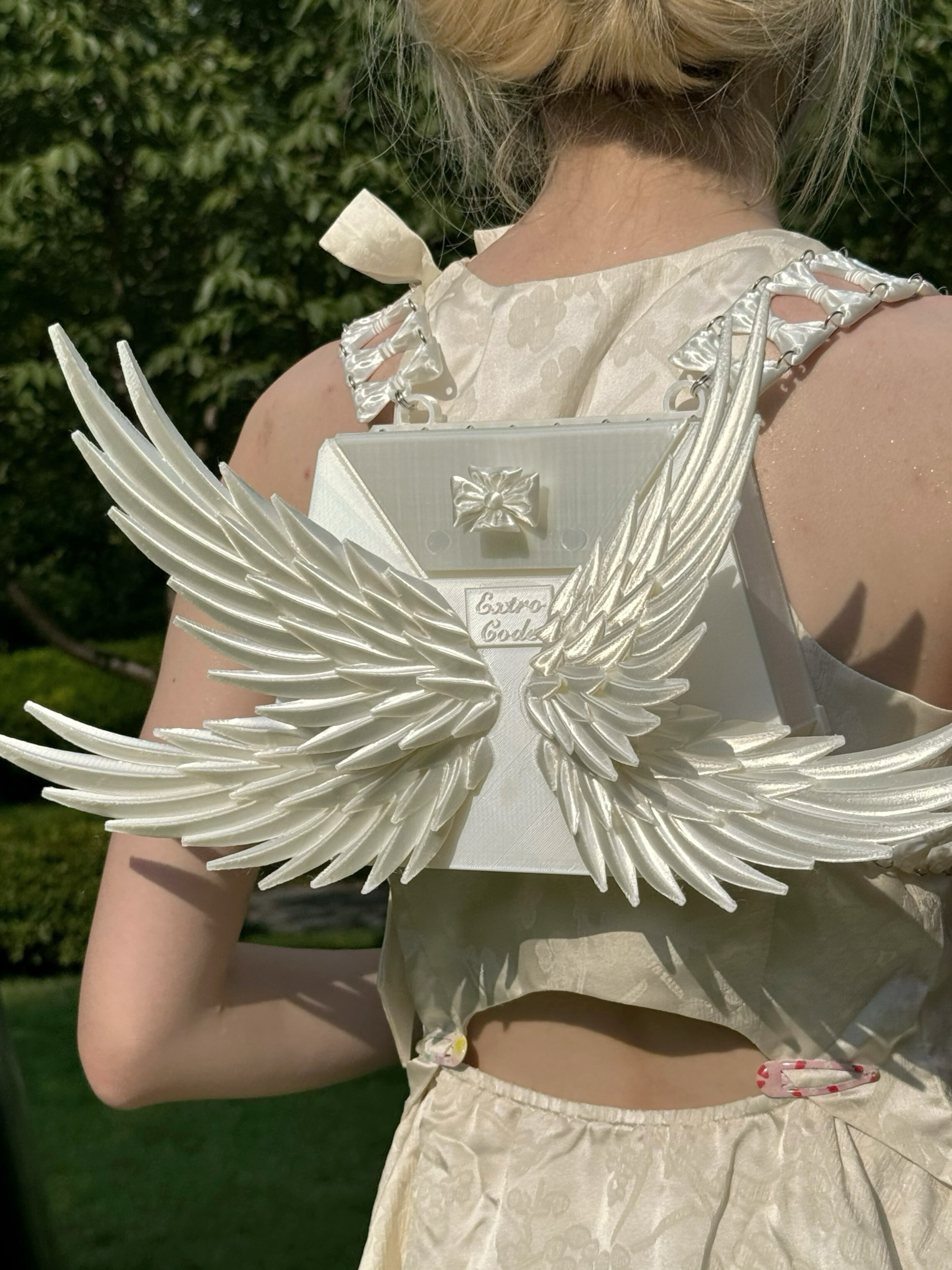 Extro Code || Wings Bag [Custom Printing] Original Design Authorized by Eo, the Inventor.