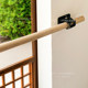 Black punch-free adhesive clip curtain rod ແຖບກະເບື້ອງແບບຍີ່ປຸ່ນສະຫນັບສະຫນູນວົງເລັບຫນຽວບໍ່ມີເລັບ rod ວົງເລັບໃຫມ່