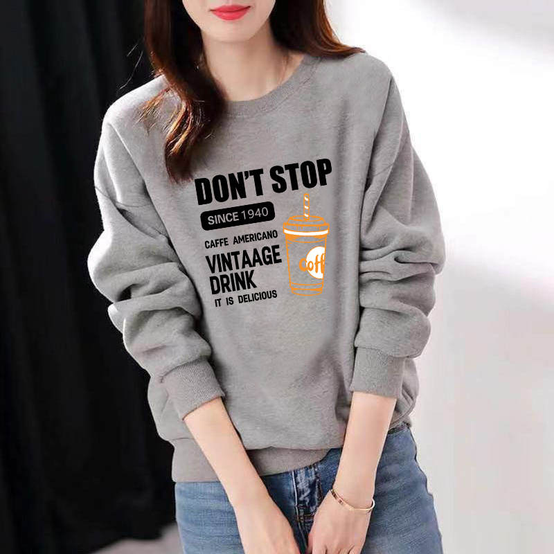 2026 Spring and Autumn New Versatile Long-Sleeve T-Shirt for Women, Loose Korean Style Thin Sweatshirt ins Trendy Brand Mid-Length Top 2026 Spring and Autumn New Versatile Long-Sleeve T-Shirt for Women, Loose Korean Style Thin Sweatshirt ins Trendy Brand Mid-Length Top