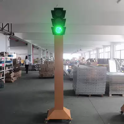 3 m high solar traffic mobile traffic light intersection signal light driving school warning light construction indicator light
