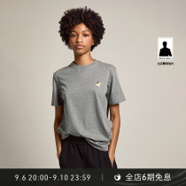 Golden Goose Womens Star Collection Star Print Cotton Crew Neck Short Sleeve T-Shirt