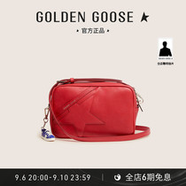 Golden Goose Womens Bag Star Bag Logo Logo Star Zip Shoulder Crossbody Camera Bag