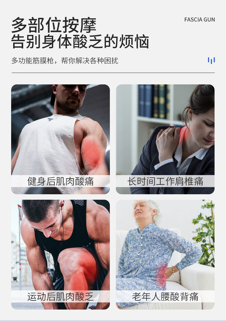 Массаж пушка 聚多尚品小米肌肉筋膜枪电动按摩枪健身理疗器放松家用按摩器 Bdbado