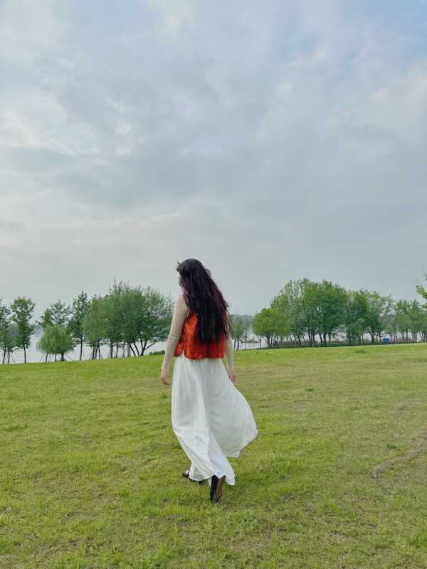 Hair Cake Original Pattern Making New Chinoiserie Double-Layer Cotton and Linen Impermeable Loose Versatile Culottes Elegant and Comfortable Perfect