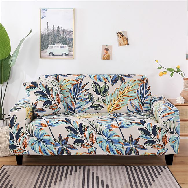 Ghế sofa đa năng dài lười bốn mùa phổ quát đàn hồi bọc vải bọc toàn bộ vải bảo vệ ghế sofa bọc toàn bộ ba người - Bảo vệ bụi