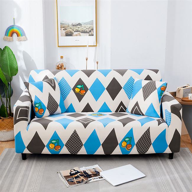 Ghế sofa đa năng dài lười bốn mùa phổ quát đàn hồi bọc vải bọc toàn bộ vải bảo vệ ghế sofa bọc toàn bộ ba người - Bảo vệ bụi