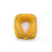 Wanning lightweight portable travel storage plane pillow Flower roll storage type u-shaped pillow Memory cotton creative neck pillow