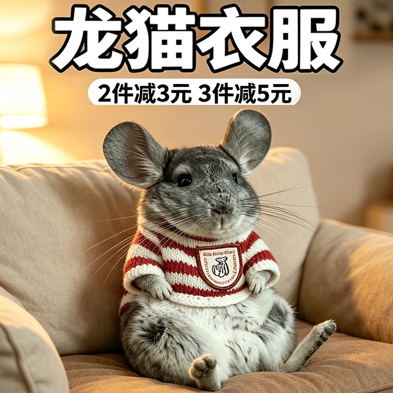 Totoro Small Clothes Winter Thin Warm Sweatshirt Extra Small Coat Mini Pet Sweater New Year Christmas