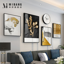 Nordic living room sofa background wall decorative painting Modern simple hole-free light luxury dining room wall hanging painting room mural