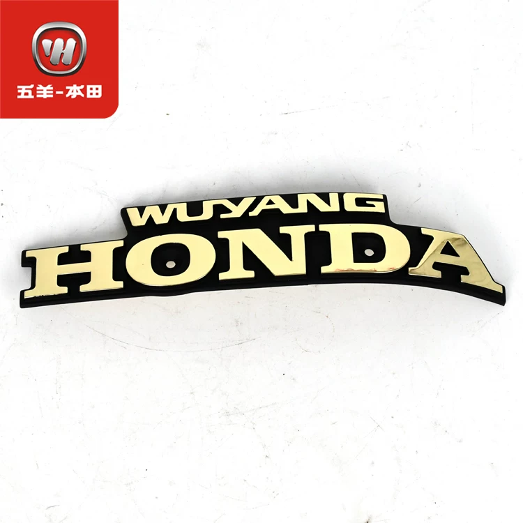Оригинальная эмблема бака топлива Wuyang Honda CG125 WH125-3-3A-R-10-19-19A-19B Табличка имени