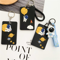 Monthly Ticket Bus Card Protective jacket for boys and girls Cute Students Meals Card Campus Access documents Silicone Sleeve Key Buttons