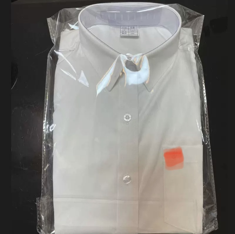 White Shirt with White Lining, Long-Sleeved Shirt for Men and Women, Summer and Spring New Style