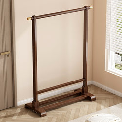 Solid Wood Hanger Floor Coat Rack Bedroom For Home Hanger Simple Vertical Room Clothes Storage Rack Bag Rack
