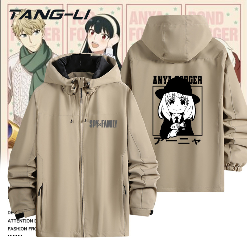 Spy X Family Comic Anya Forger Merchandise Jacket Coat Spring and Autumn Clothing Spy X Family Comic Anya Forger Merchandise Jacket Coat Spring and Autumn Clothing