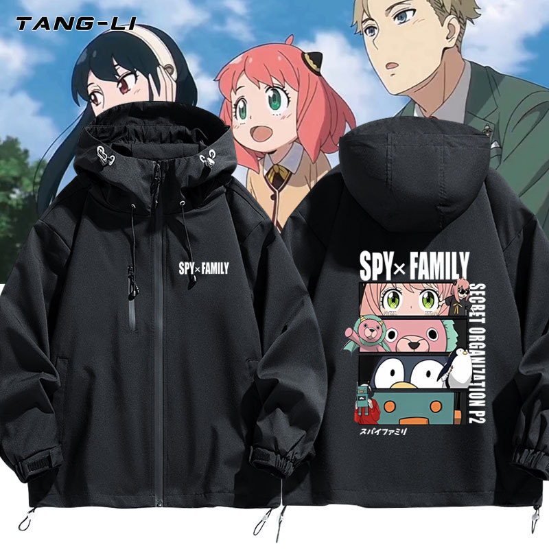 Cartoon Spy Playhouse Movie Theatrical Version Aniya Merchandise Jacket Coat Spring and Autumn Outfit Clothing Cartoon Spy Playhouse Movie Theatrical Version Aniya Merchandise Jacket Coat Spring and Autumn Outfit Clothing