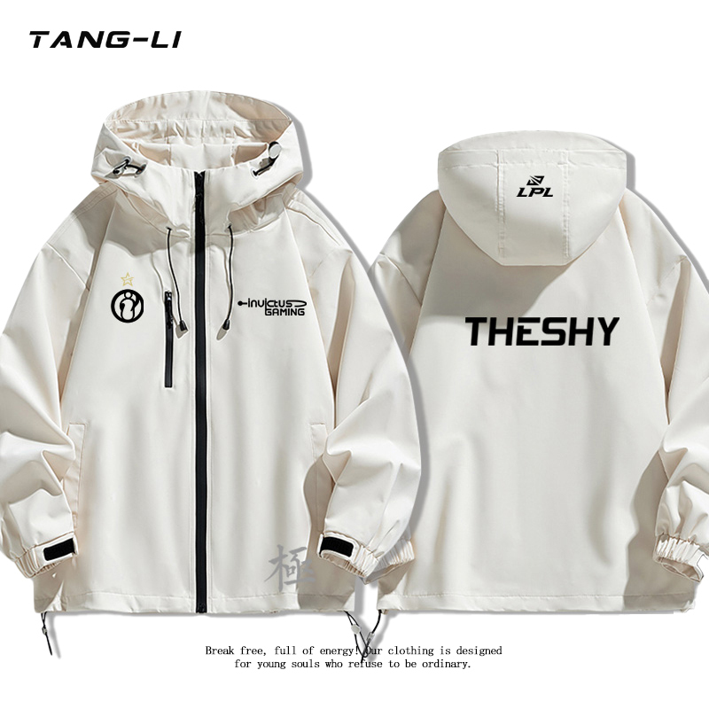 Lol League of Legends Ig Team Uniform Thyshy Jiang Chenglu Rookie Jacket Hooded Windbreaker Unisex Coat