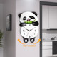New internet celebrity silent clock wall clock without punching holes