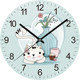 Dilan clock wall clock living room home cartoon cute
