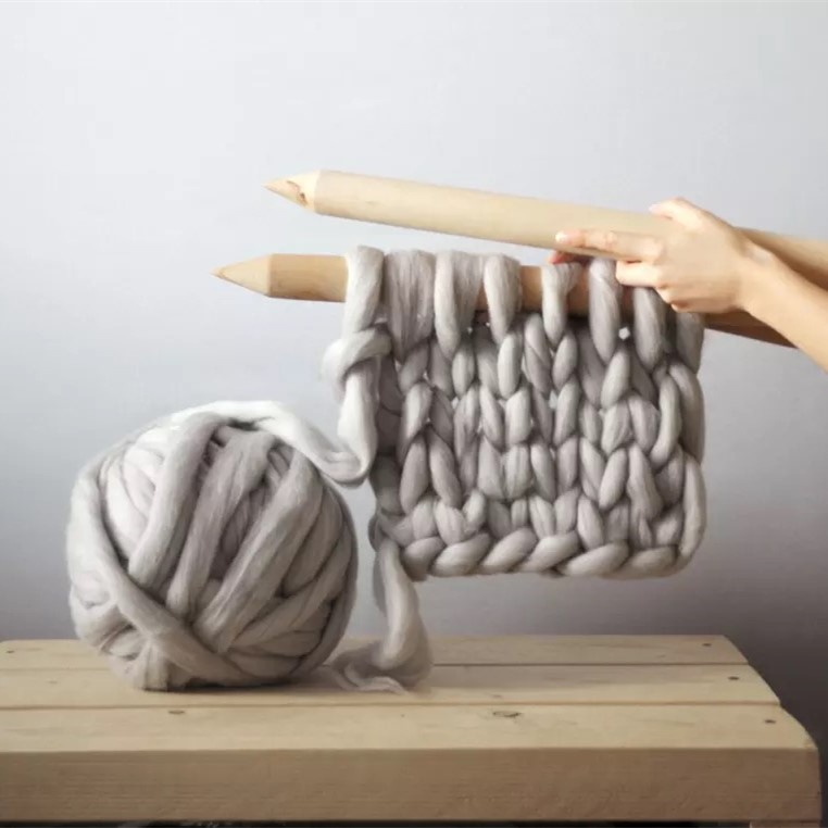 Hook Sofa Blanket Hair Line Coarse Wool Thread Hand-knitted Knitted Cover Blanket Handmade Mat tapestry Woven Material Diy Hair Ensemble