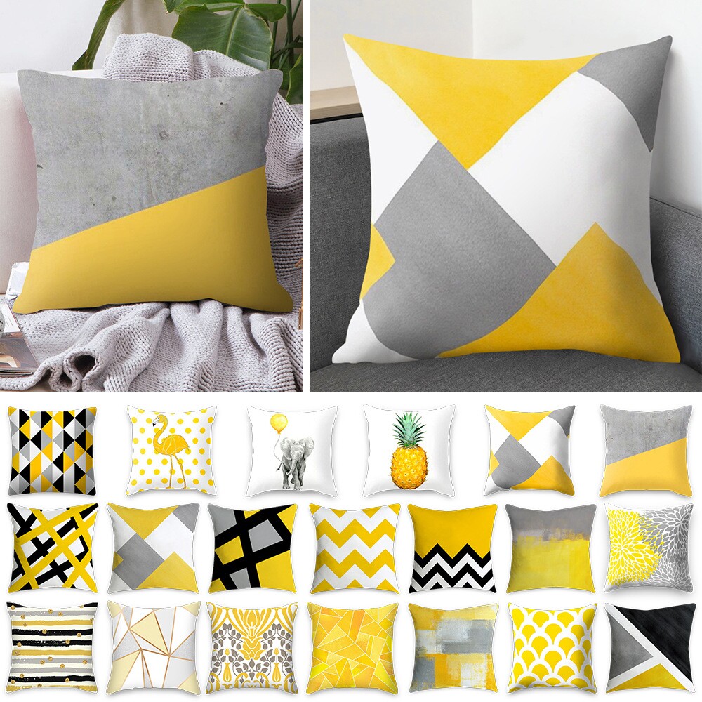 pillow geometric pillowcase pillow car cussion sofa cussion